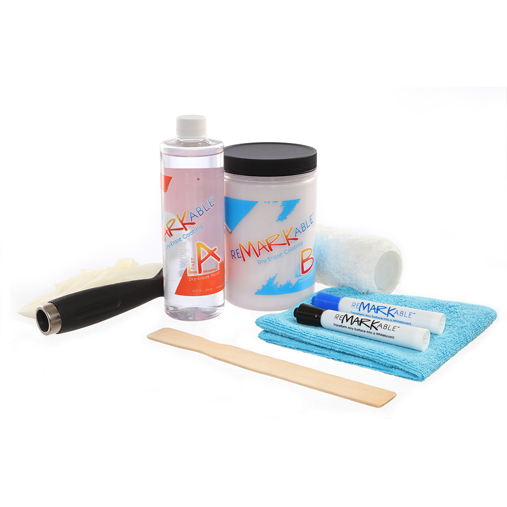 Dry Erase Paint 100 Square Foot Kit from ReMARKable Coatings