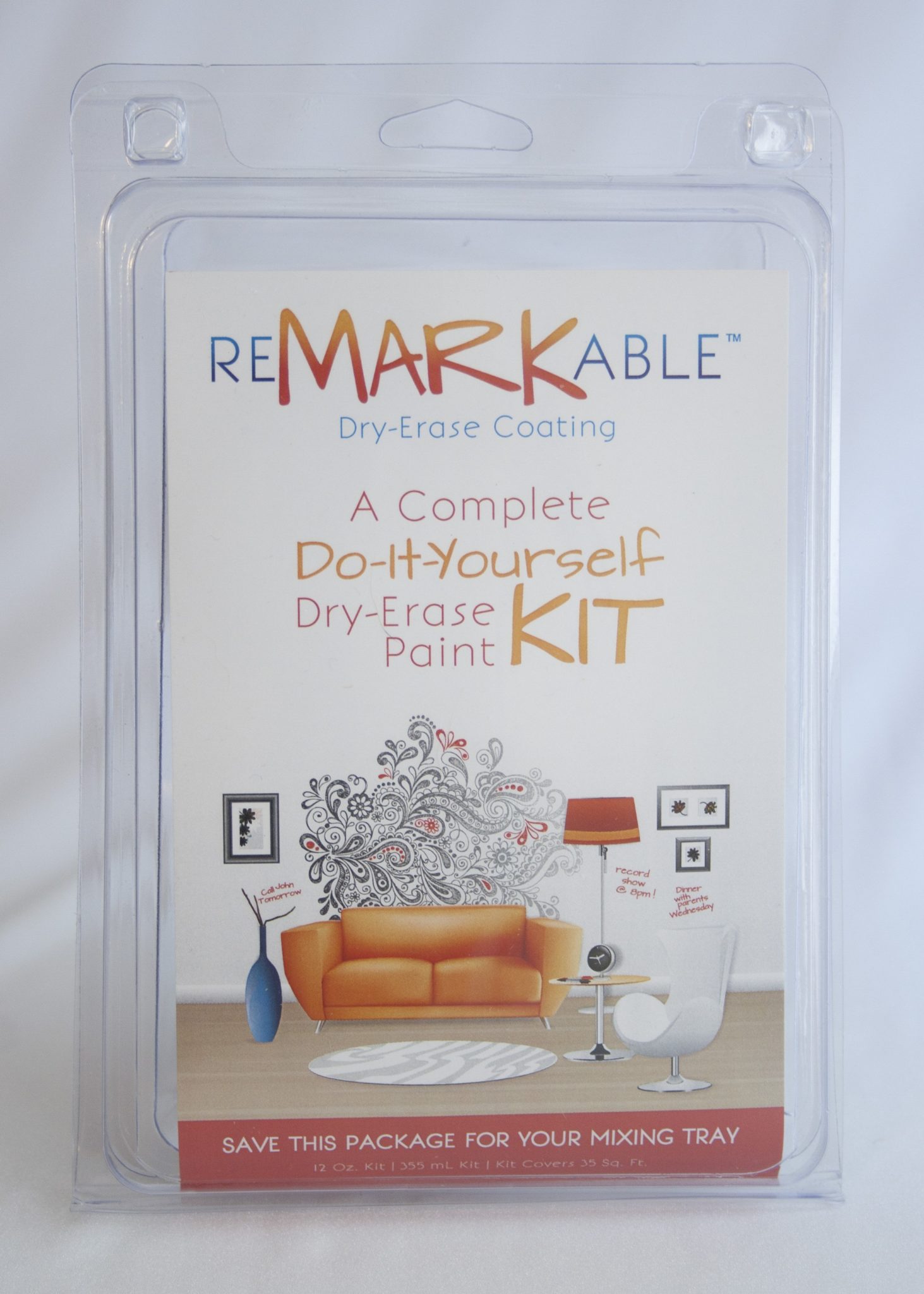 Clear 35 Square Foot Kit ReMARKable Whiteboard Paint