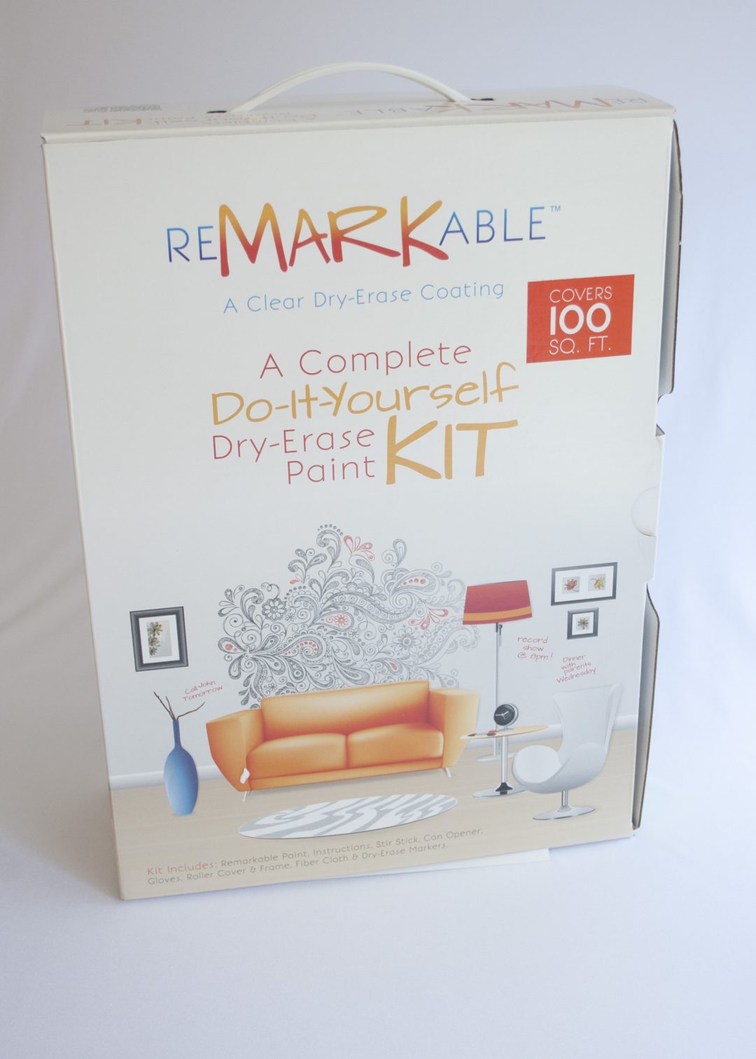 Dry Erase Paint 100 Square Foot Kit from ReMARKable Coatings