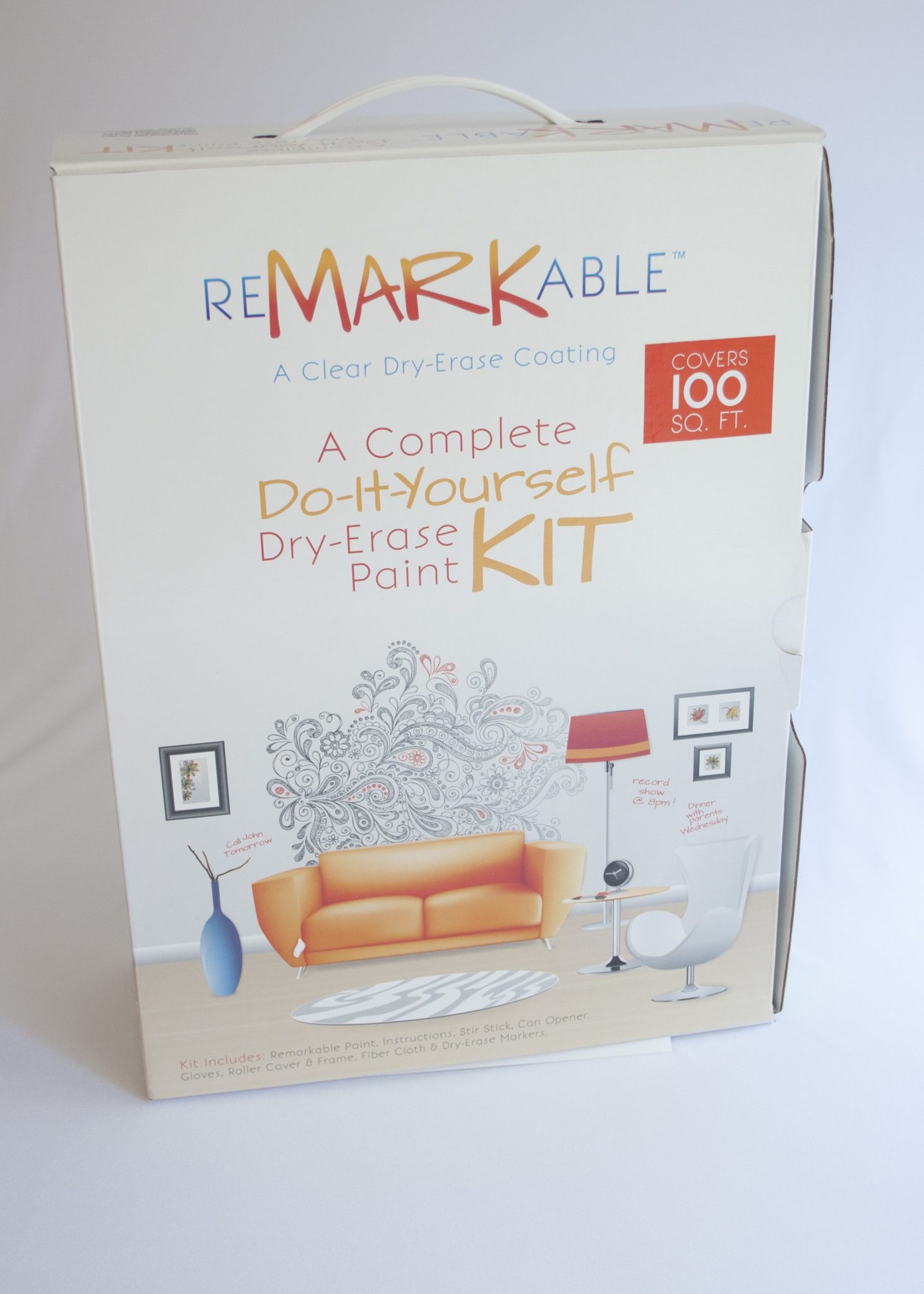 Whiteboard Paint 100 Square Foot Kit from ReMARKable