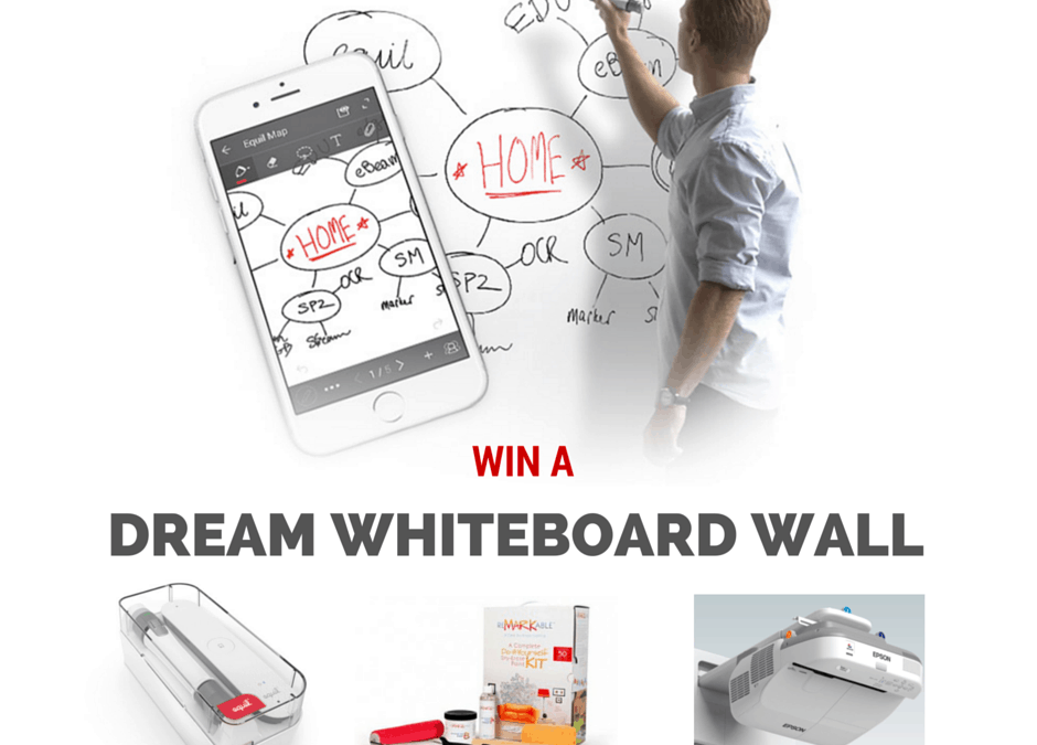 Dream Whiteboard Wall + Smartmarker Contest Ending Soon