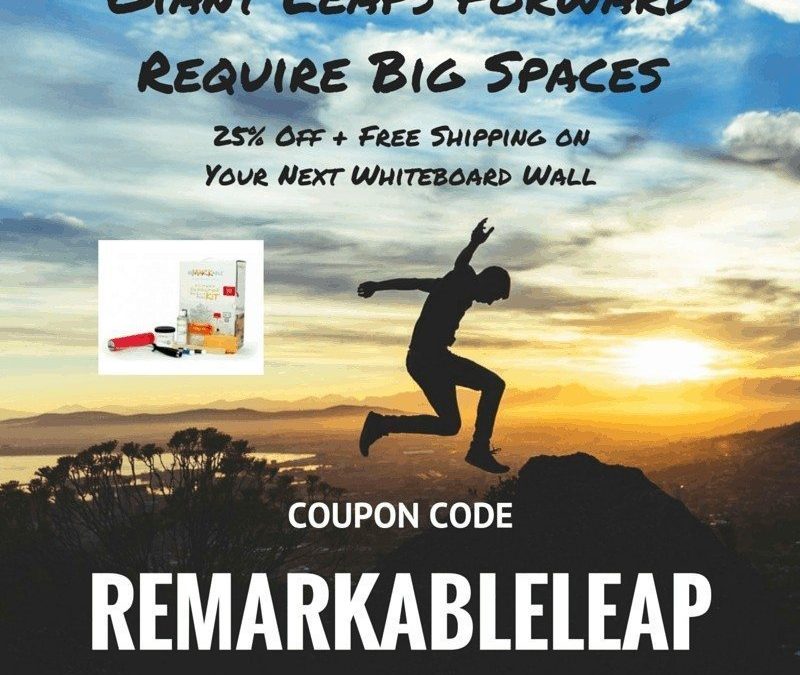 Giant Leaps Forward Require Big Spaces. [Leap Year Sale Event!]