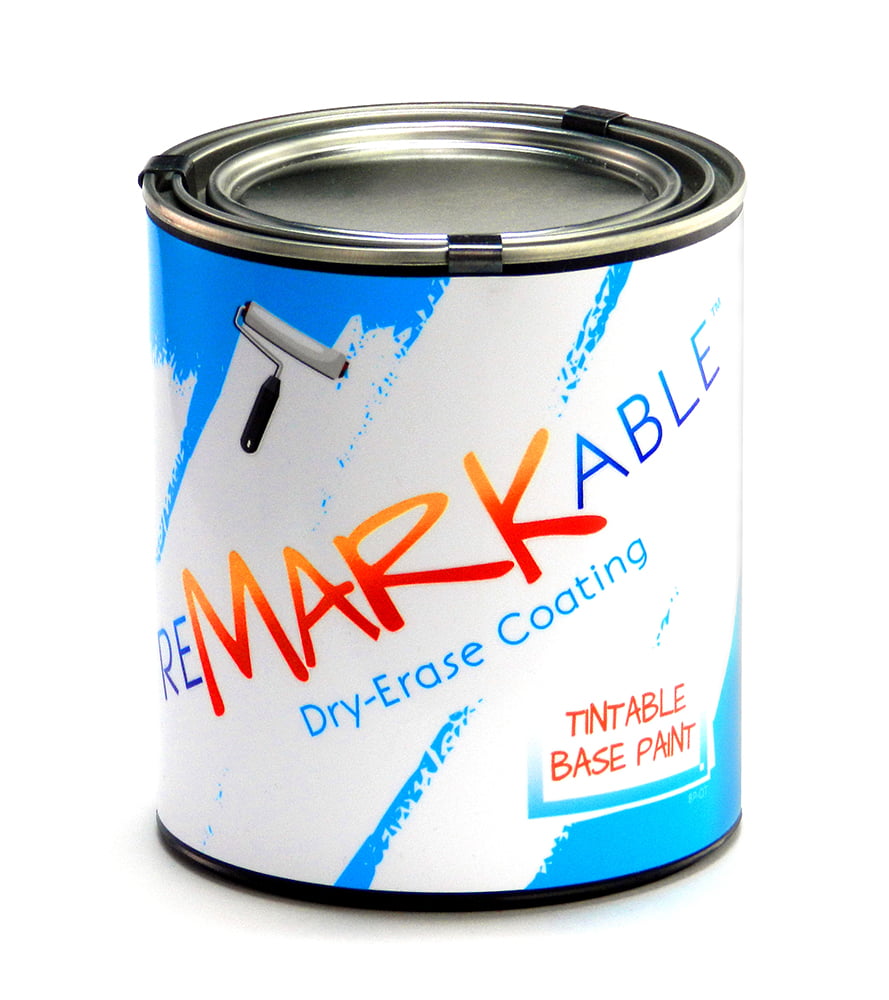 Whiteboard Primer and base coat Quart By Remarkable Whiteboard Paint