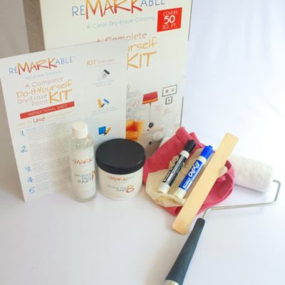 Dry-Erase Wall Paint kit - 50 sf