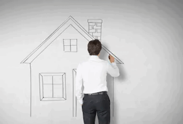 Whiteboard Wall for Working and Teaching at Home