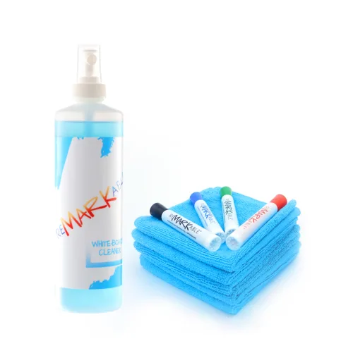 Whiteboard wall cleaner marker micro starter set