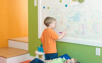 Tips on Learning From Home with a Whiteboard Painted Wall