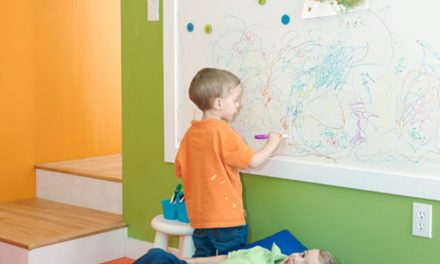 Tips on Learning From Home with a Whiteboard Painted Wall