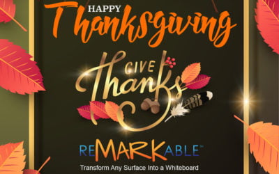 Happy Thanksgiving Day from Remarkable Whiteboard Paint