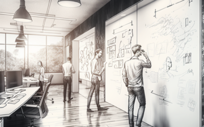Dry Erase Paint Makes the Home Office both a Workplace and a Design Showplace