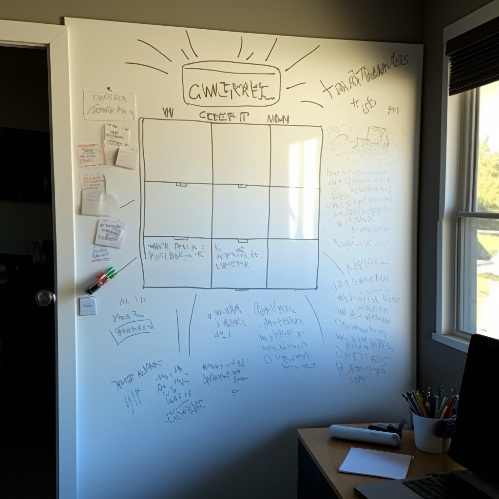 Dry Erase Paint is A Great Way to Get More Organized