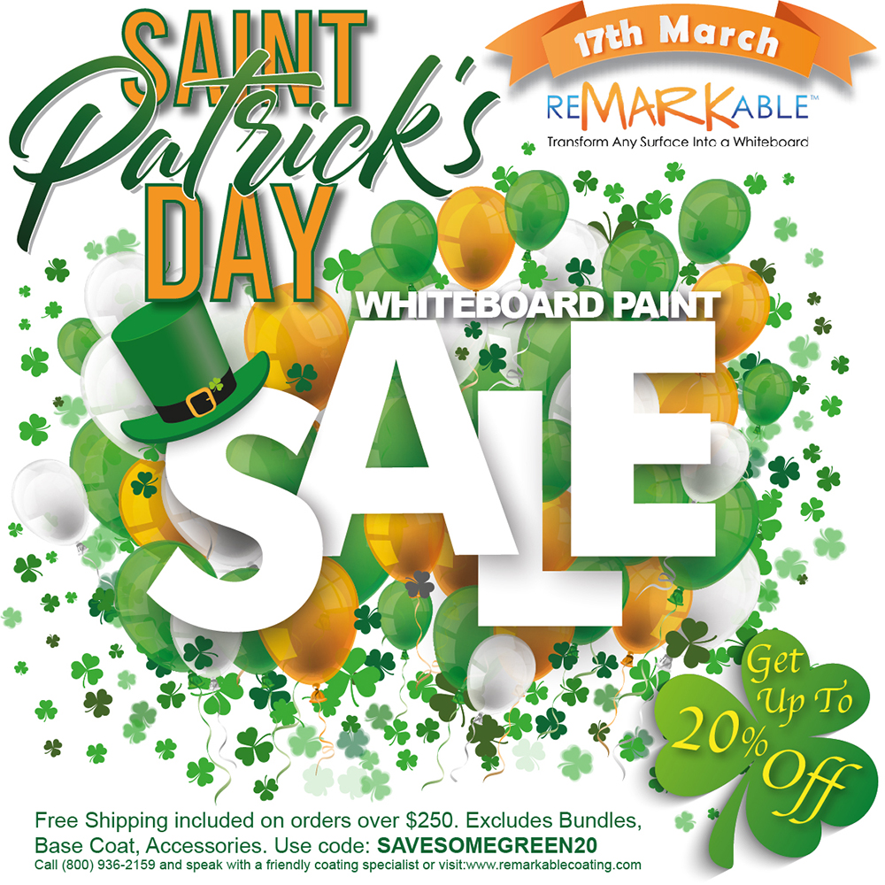 Benefits of Using a St. Patrick's Day Dry Erase Wall
