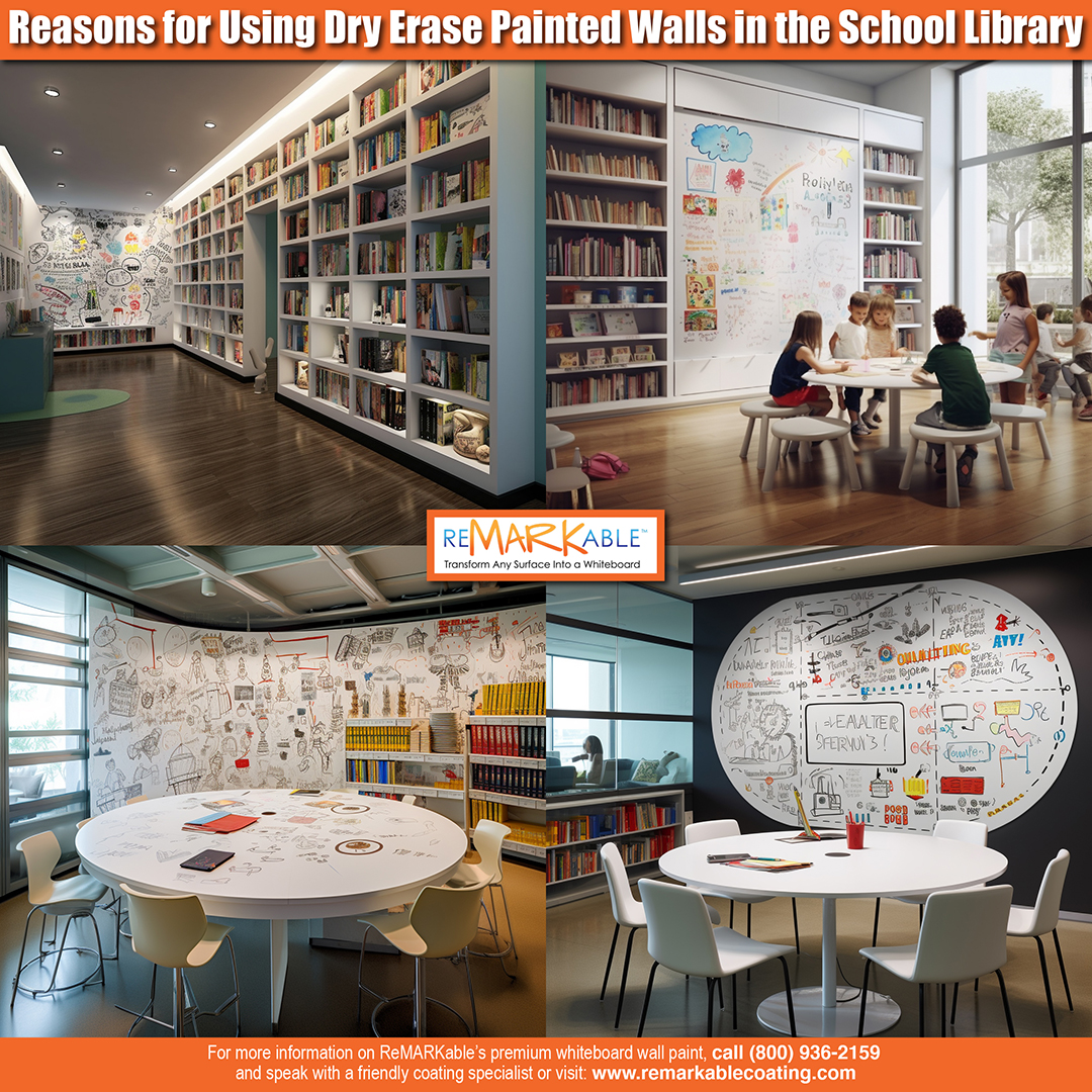 Dry Erase Walls in School Libraries