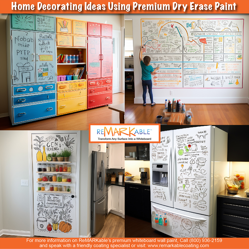 Home Decorating Ideas Using Premium Dry Erase Paint