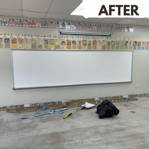 Chalkboard to Whiteboard Repurposing Bundle Clear 100 Square Feet - $56 savings (Clear) - Image 4