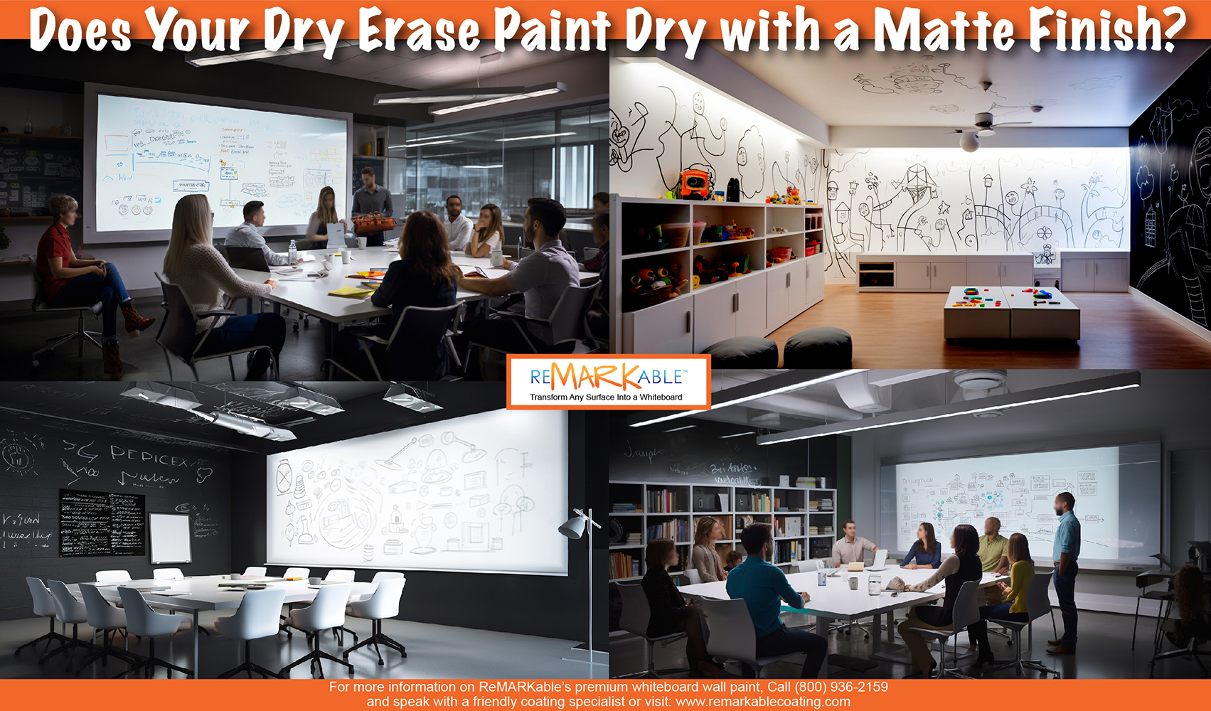 Dry Erase Wall Paint, White Board Coating