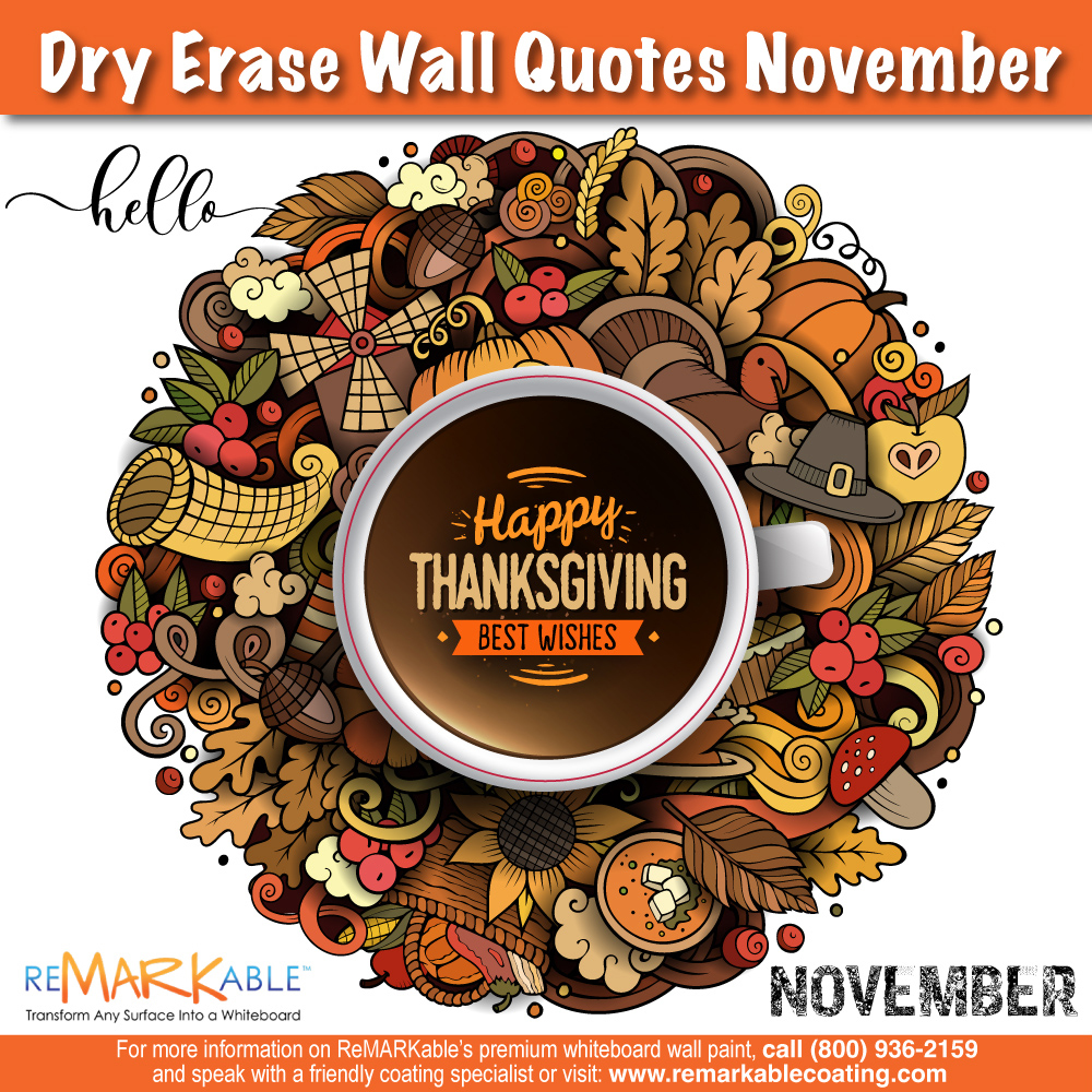 dry erase wall quotes for November