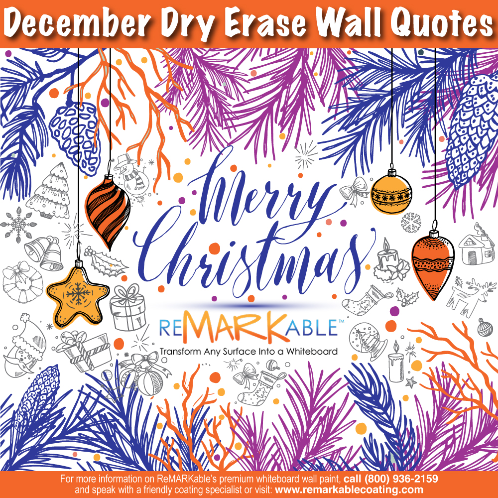 Embracing December: Quotes for Your Dry Erase Wall