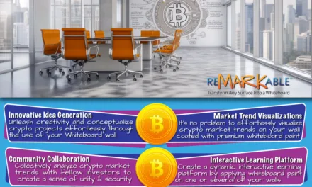 Crypto Brainstorming with Whiteboard Paint: Ideas, Tracking, Trends, Strategy, Learning, Collaboration and Risk Management