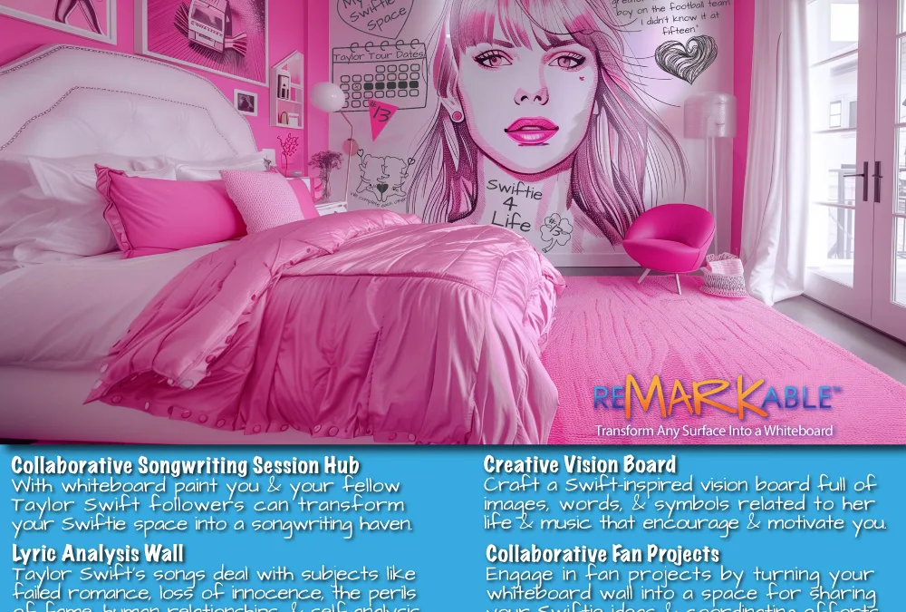 Swiftie Spaces: Unleashing Creativity with Whiteboard Paint for Taylor Swift Fans