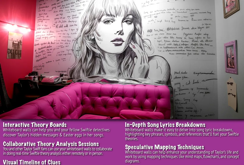 Swiftie Fan Theories Unveiled: Mapping out Clues and Speculations on Whiteboard Walls