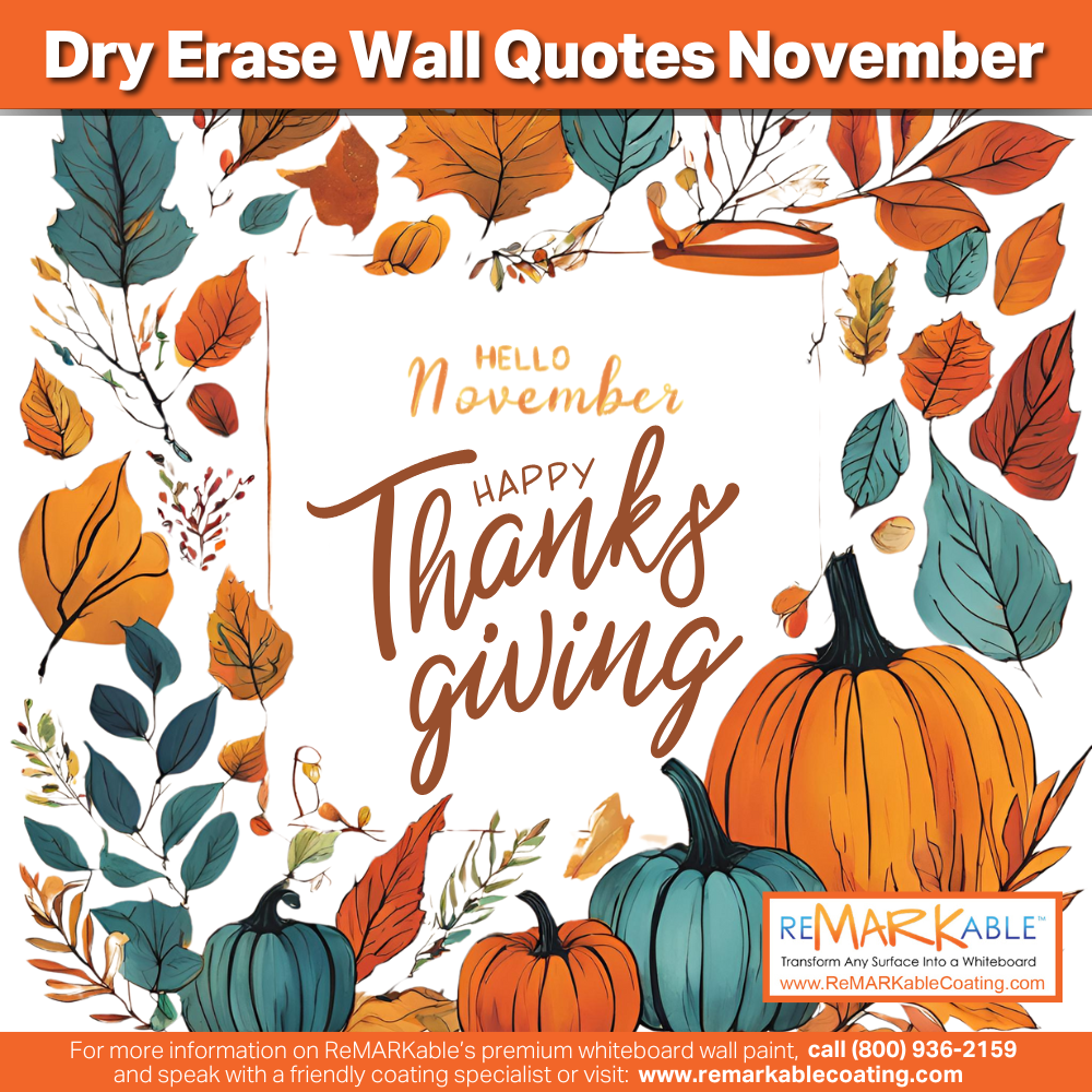 November Quotes for Your Dry Erase Wall