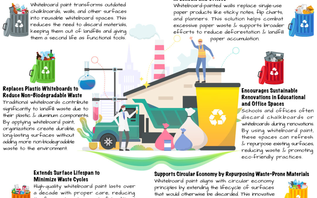 Solving Landfill Problems: How Whiteboard Paint Reduces Waste and Promotes Sustainability