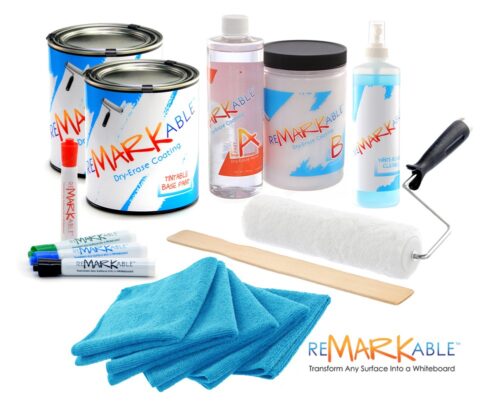 Chalkboard to Whiteboard Repurposing Bundle Clear 100 Square Feet - $56 savings (Clear) - Image 2