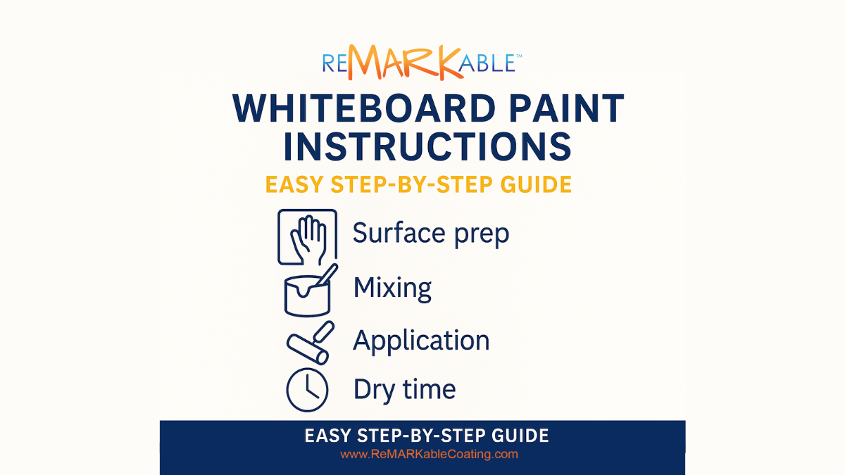 Whiteboard Paint Instructions: Easy Step-by-Step Guide