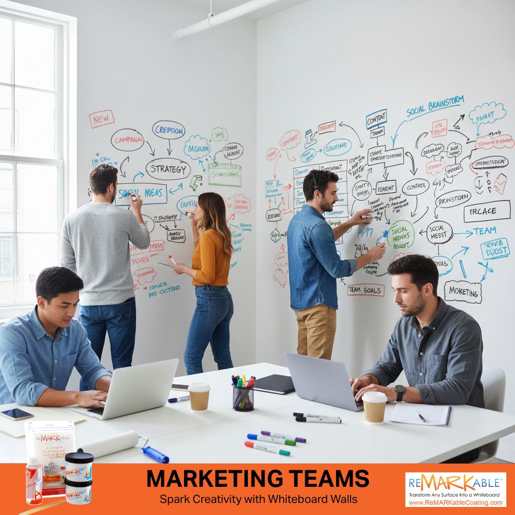 Marketing Teams: Spark Creativity with Whiteboard Walls