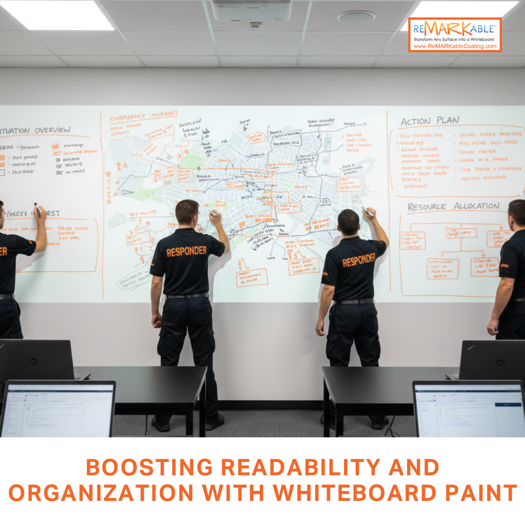 Boosting Readability and Organization with Whiteboard Paint