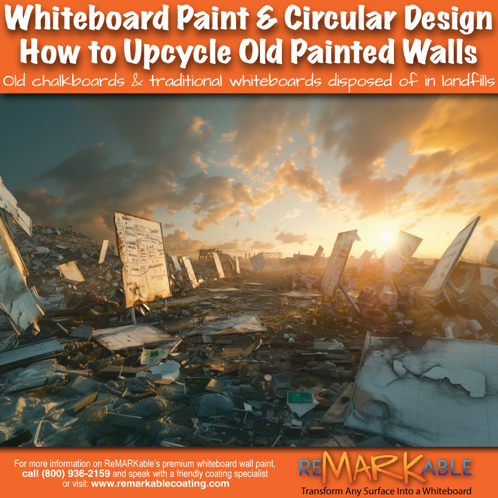 Whiteboard Paint and Circular Design: How to Upcycle Old Painted Walls into New Canvases