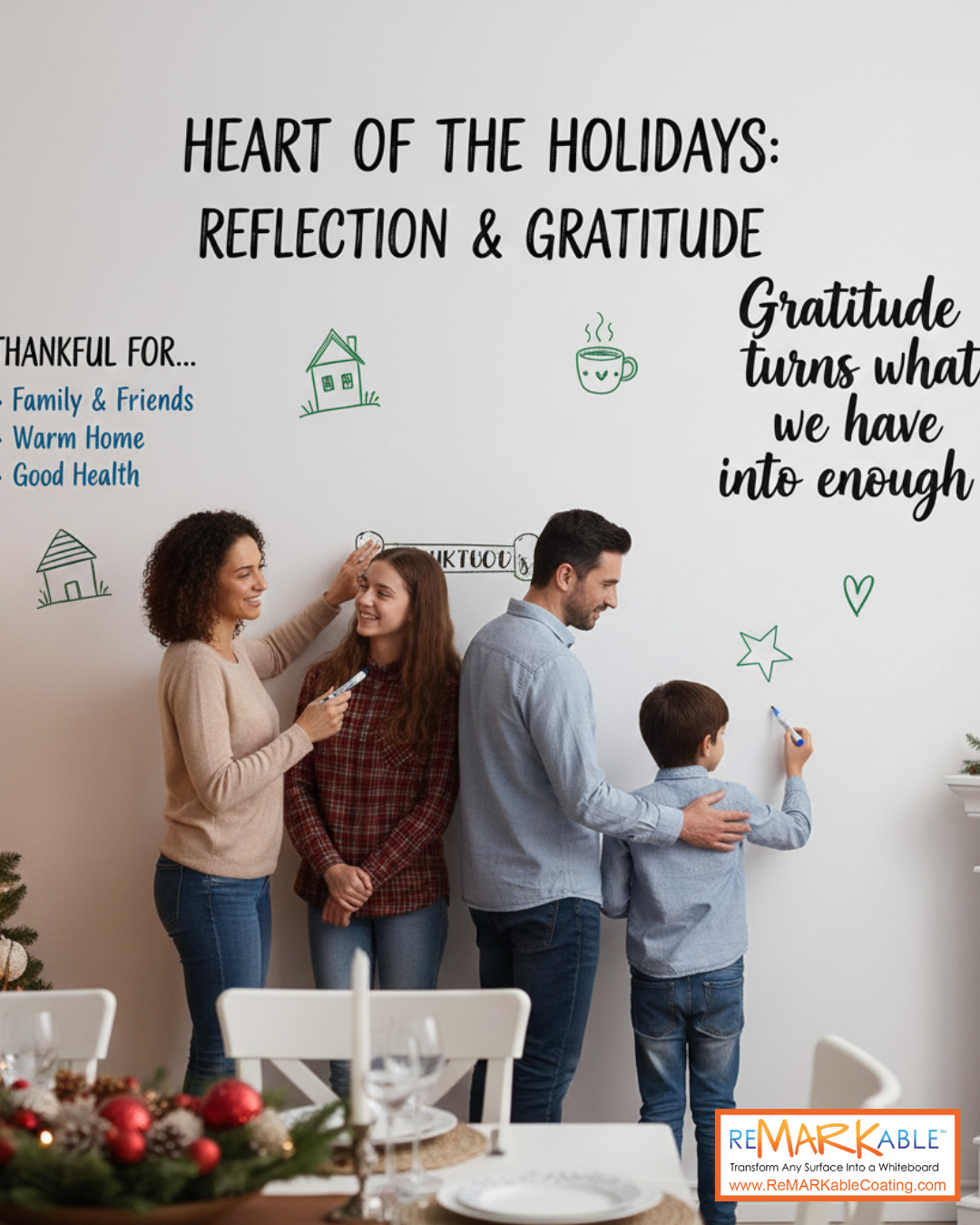 December whiteboard wall quotes