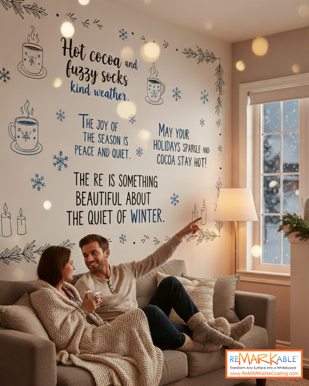 dry erase wall quotes for December