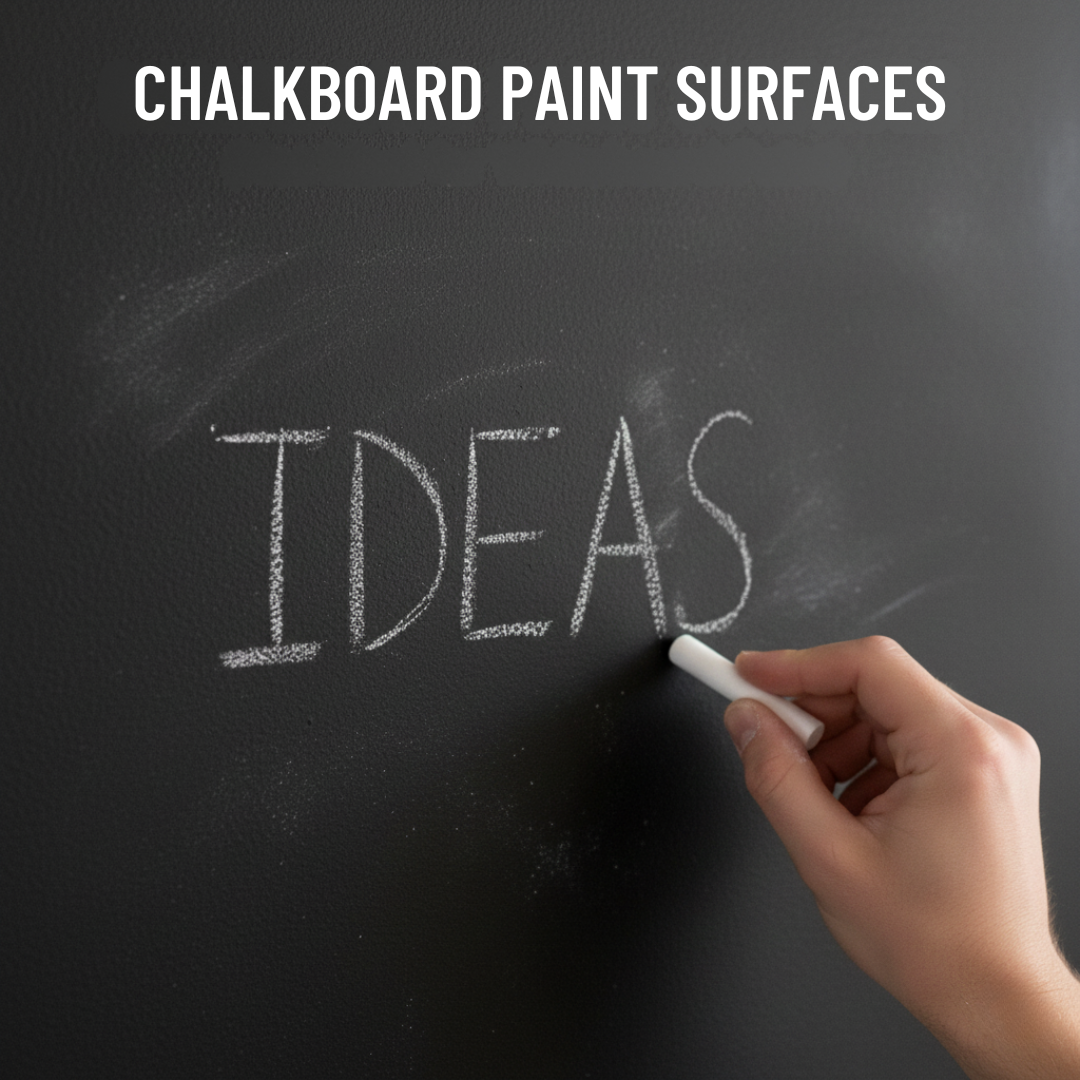 Where NOT to Use Whiteboard Paint - Chalkboard Paint Surfaces