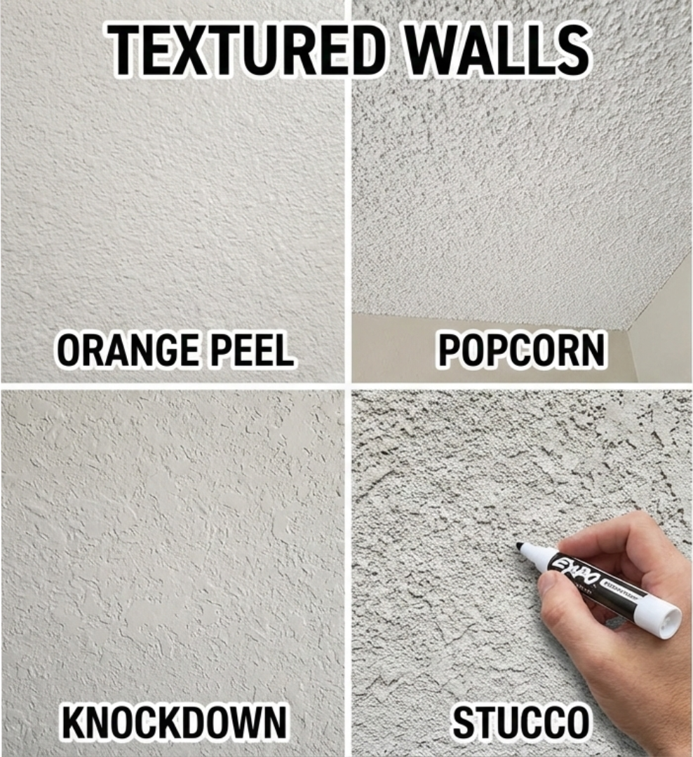 Where NOT to Use Whiteboard Paint - Textured Walls