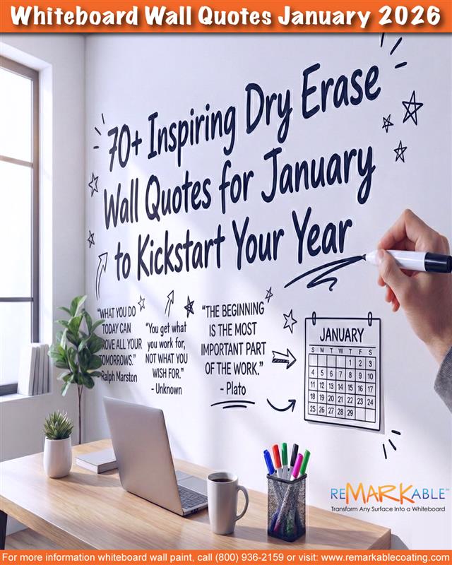 Inspiring Dry Erase Wall Quotes for January to Kickstart Your Year