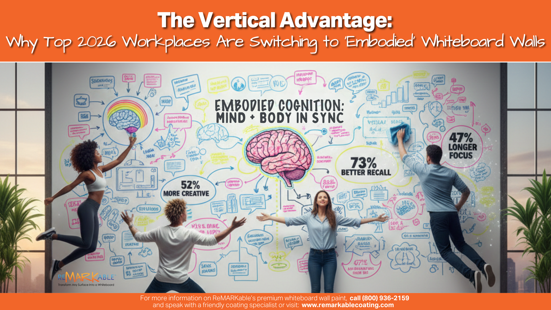 The Vertical Advantage: Why Top 2026 Workplaces Are Switching to 'Embodied' Whiteboard Walls