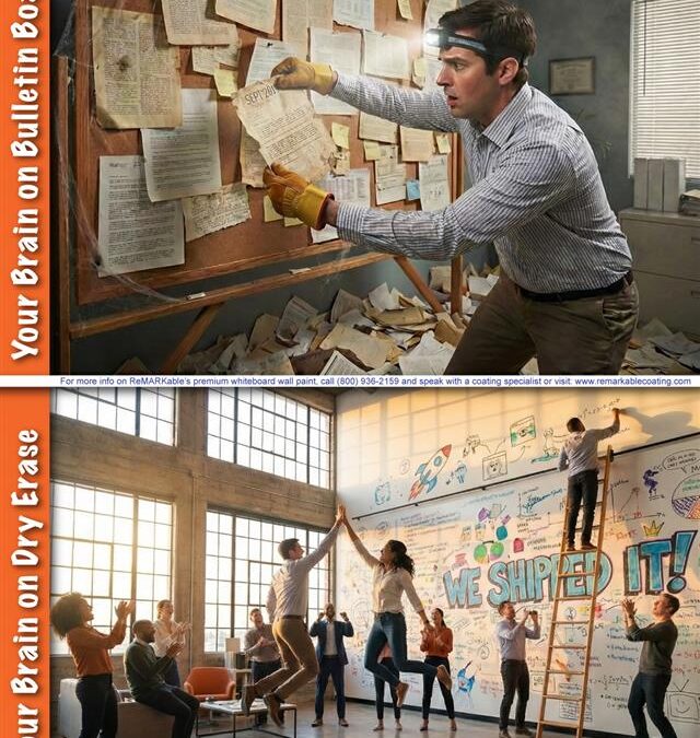 Why Dry Erase Paint Is Replacing Bulletin Boards in Modern Workspaces