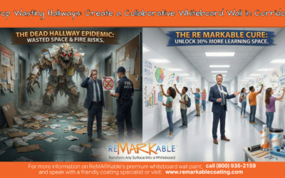 Stop Wasting Hallways: How to Create a Collaborative Whiteboard Wall in Corridors
