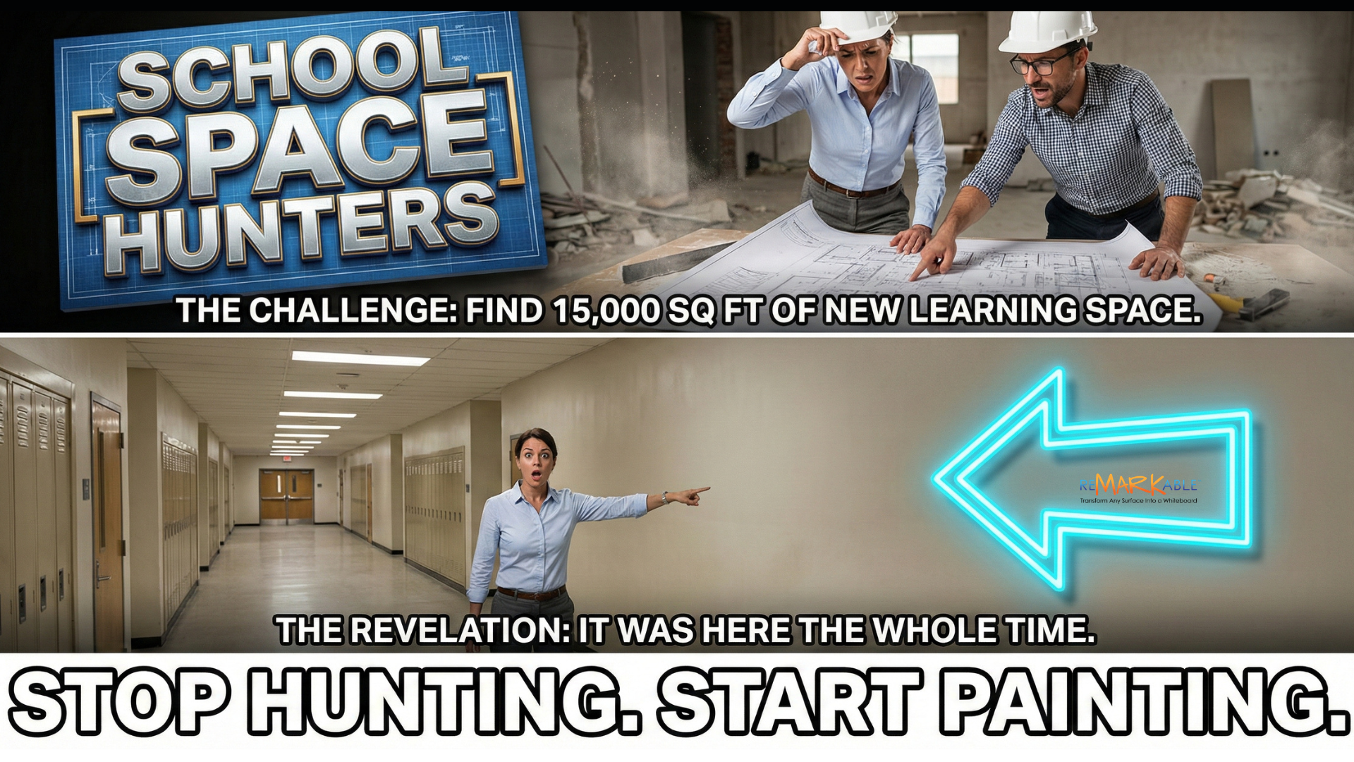 Stop Wasting Hallways How to Create a Collaborative Whiteboard Wall in Corridors