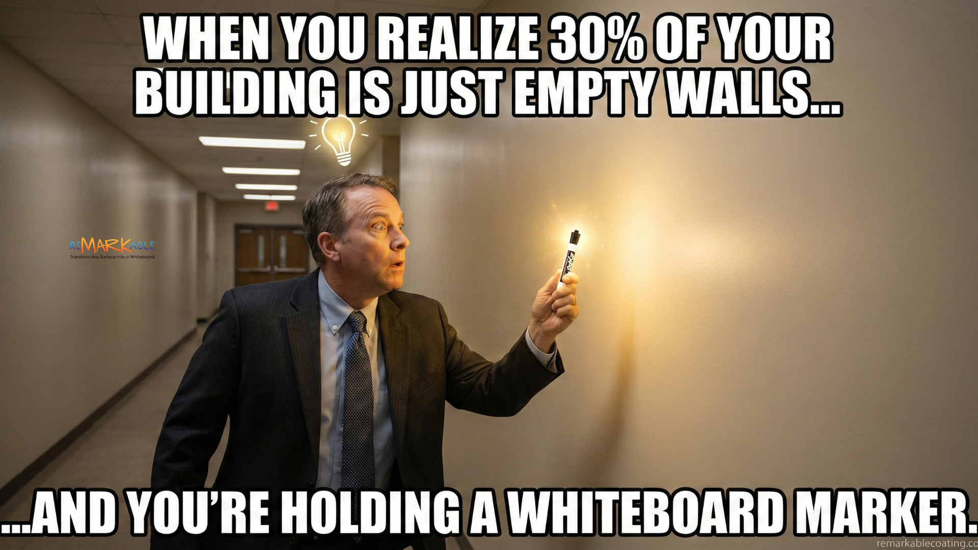 whiteboard wall for school hallway