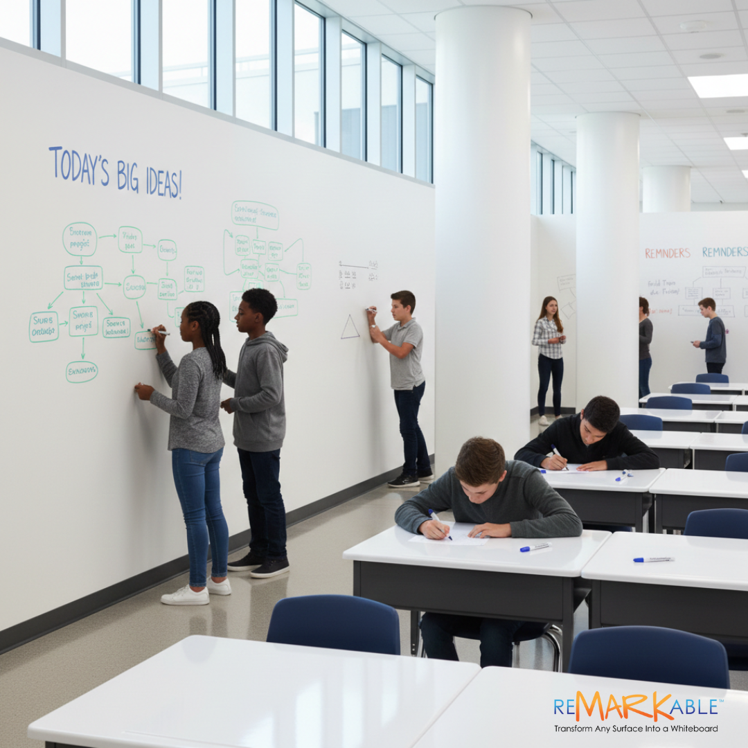 whiteboard paint has great pedagogical benefits