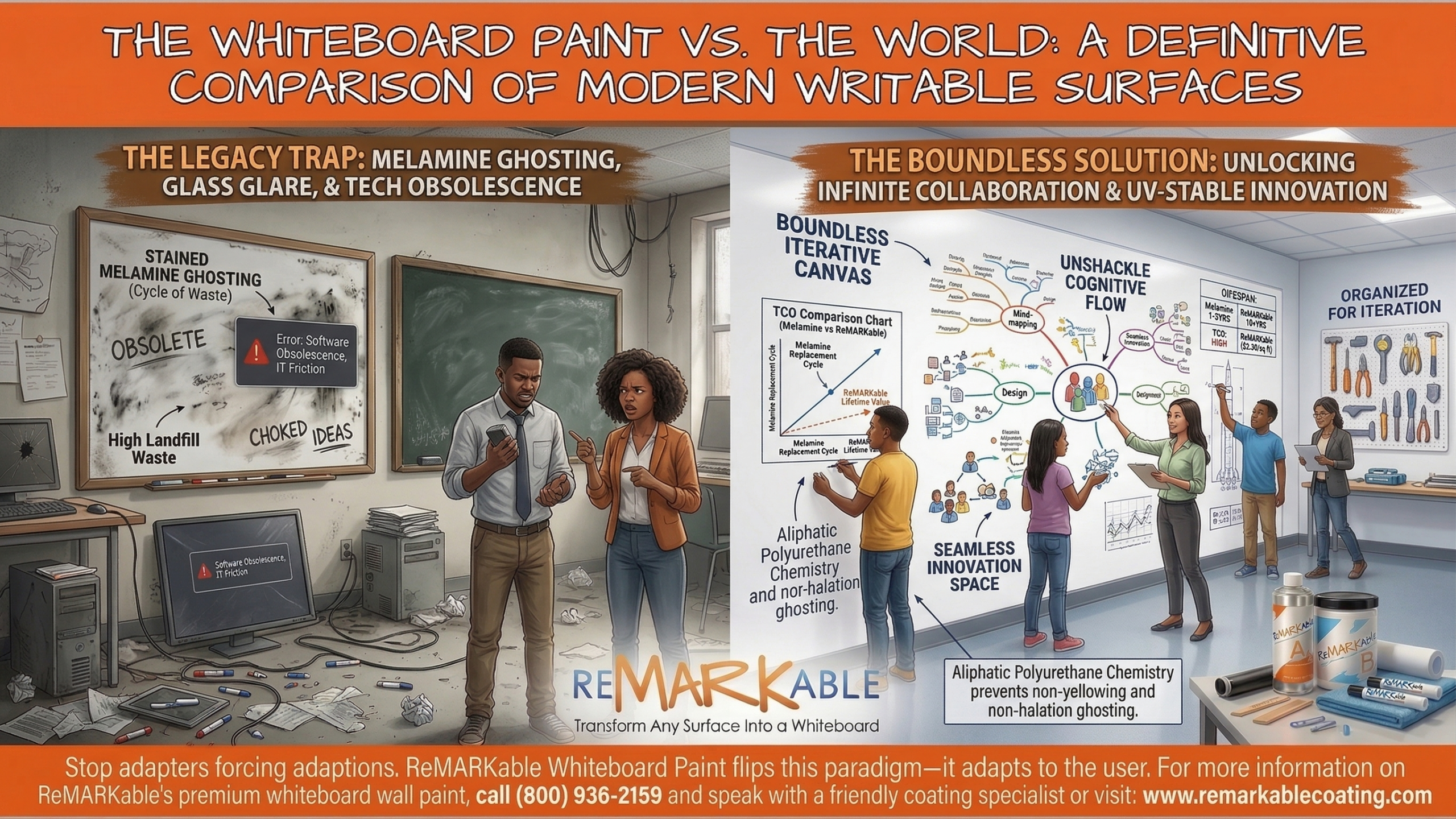 The Whiteboard Paint vs. The World: A Definitive Comparison of Modern Writable Surfaces