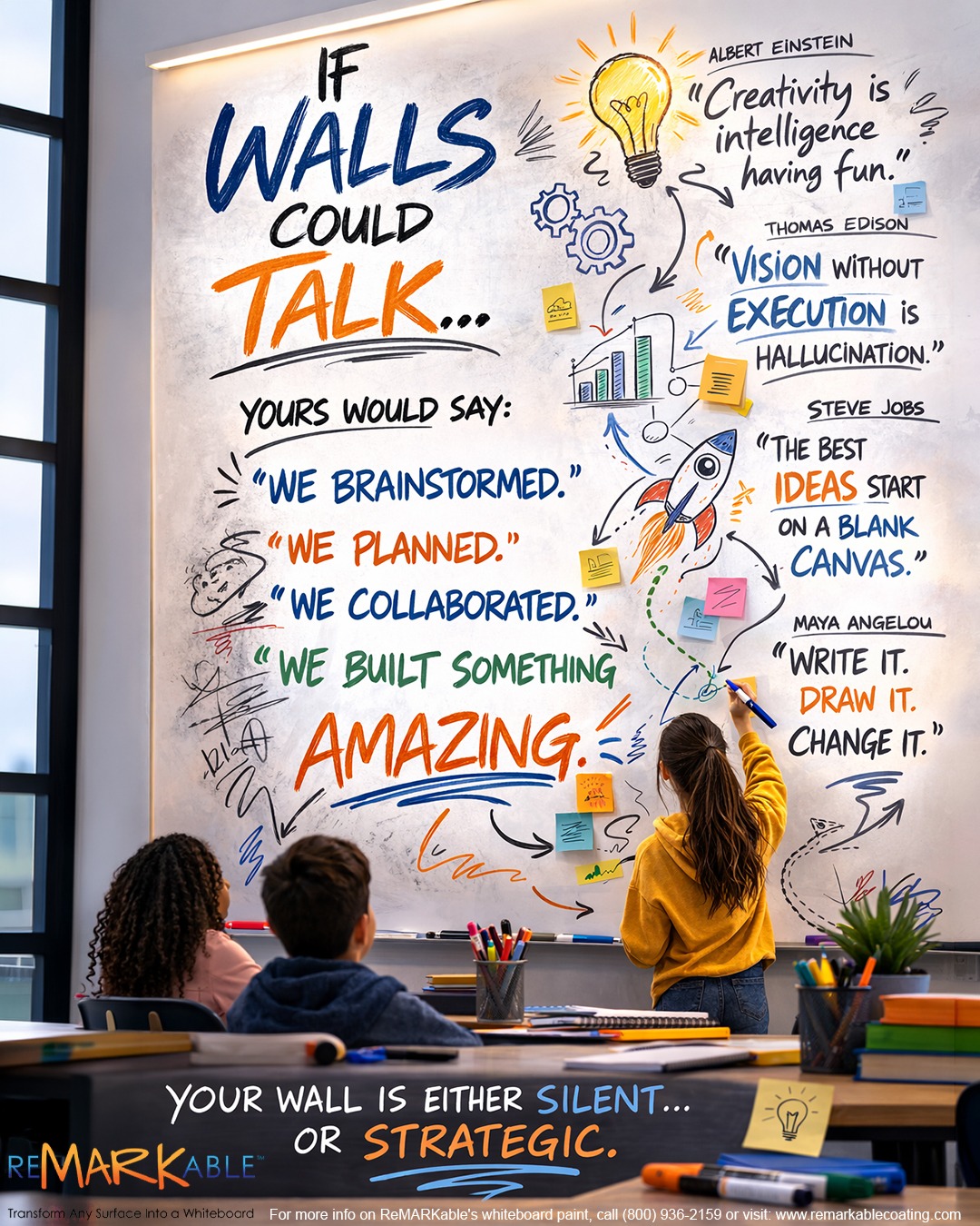 Energize Your Space: Whiteboard Wall Quotes for March