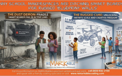 The Ultimate STEM Lab: Why School MakerSpaces are Using Whiteboard Paint for “Blueprint Walls”