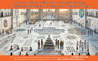 Why Your Walls are Killing Your Students’ Best Ideas: The High-Stakes Evolution of Classroom Whiteboard Walls