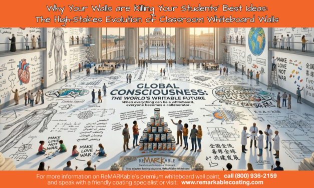 Why Your Walls are Killing Your Students’ Best Ideas: The High-Stakes Evolution of Classroom Whiteboard Walls