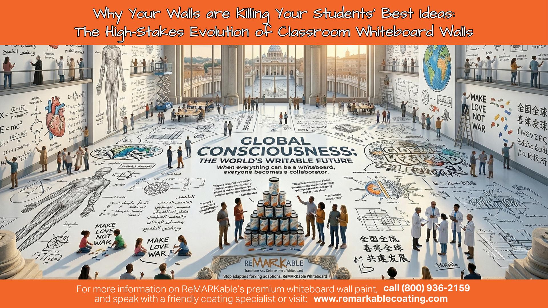 Why Your Walls are Killing Your Students' Best Ideas The High-Stakes Evolution of Classroom Whiteboard Walls