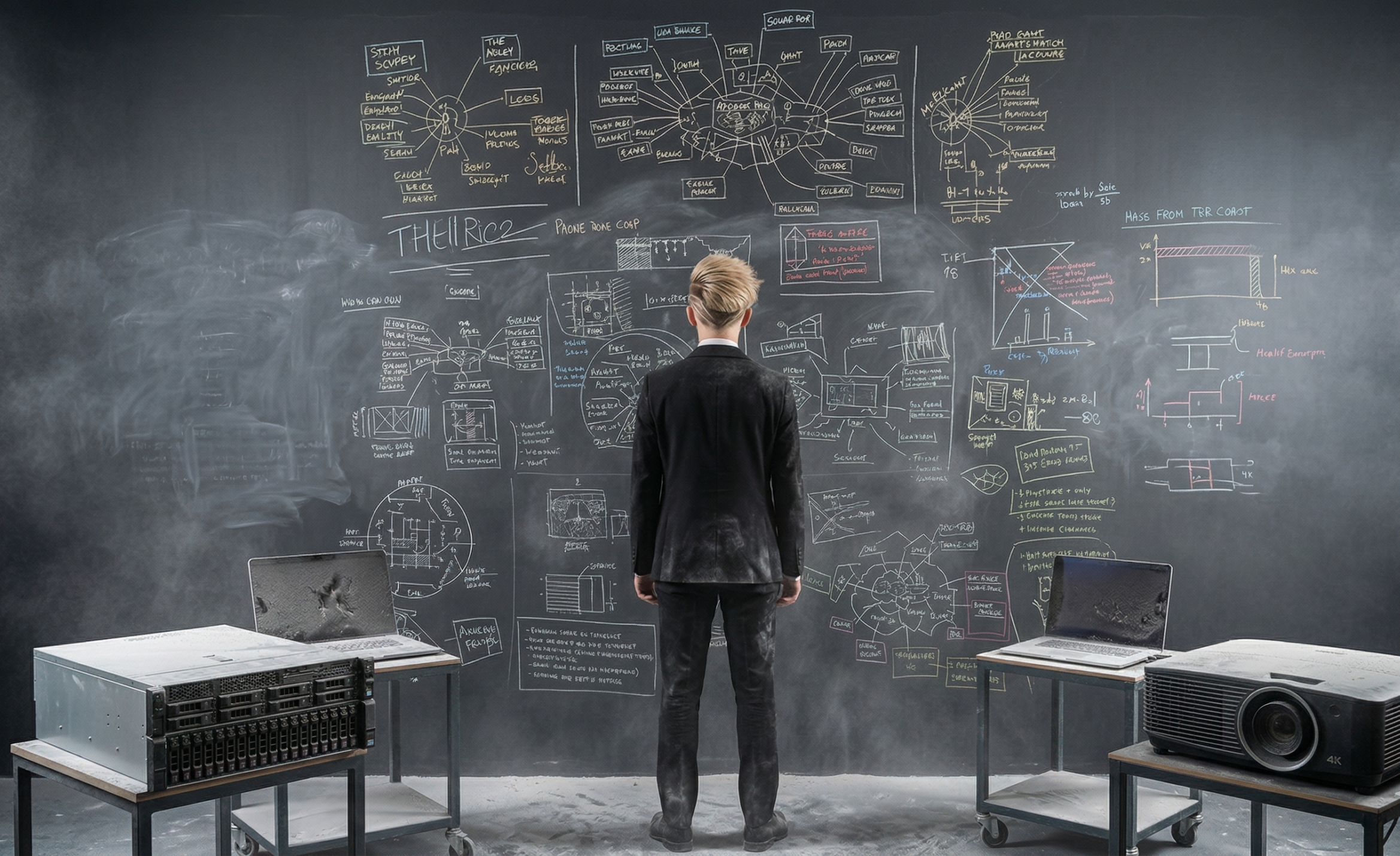 whiteboard wall versus chalkboard